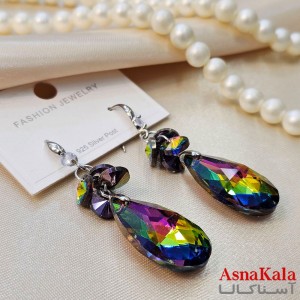 گوشواره فانتزی  مدل رنگی دخترانه  کد GSH15121932W