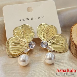 گوشواره فانتزی  مدل گل دخترانه  کد GSH15121936W