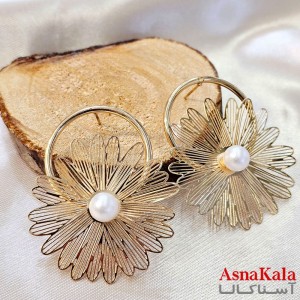 گوشواره فانتزی  مدل گل دخترانه  کد GSH15121939W