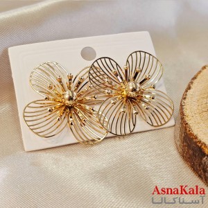 گوشواره فانتزی  مدل گل دخترانه  کد GSH15121950W