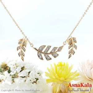 نیم ست زنانه برگ طلایی برند ژوپینگ کد NIM1402W