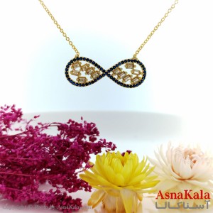 گردنبند زنانه بی نهایت برند زیرکن ZIRKON  کد GNB1613W آسنا کالا