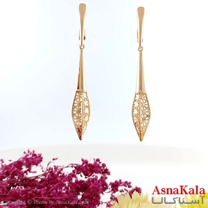 گوشواره زنانه آویز هرمی برند ژوپینگ کد GSH1577W - آسنا کالا