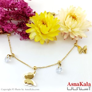 پابند طرح پروانه استیل کد PNB1706W - آسنا کالا