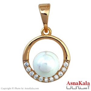 آویز گردنبند زنانه ژوپینگ نگین مروارید کد GNB1645W -اسنا کالا