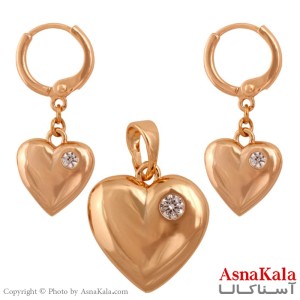 نیم ست زنانه ژوپینگ مدل قلب کد NIM1419W - اسنا کالا