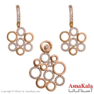 نیم ست زنانه ژوپینگ مدل دایره کد NIM1420W - اسنا کالا