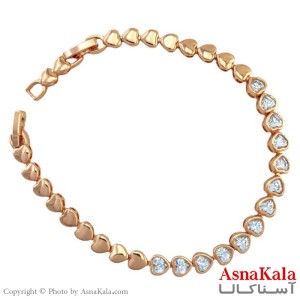 دستبند زنانه ژوپینگ مدل قلب کد DSB1832W - آسنا کالا