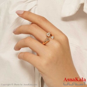 انگشتر زنانه ژوپینگ کد ANG1925W - اسنا کالا