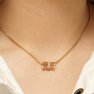 گردنبند زنانه ژوپینگ کد GNB16109W -آسناکالا