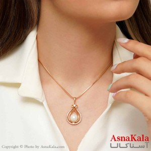 گردنبند زنانه ژوپینگ کد GNB16110W -آسناکالا