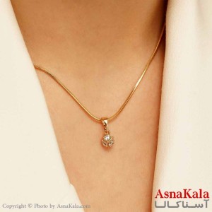 گردنبند زنانه ژوپینگ کد GNB16112W -آسناکالا