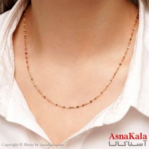 گردنبند زنانه استیل کد GNB16118W -آسناکالا