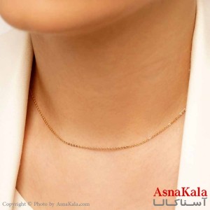 گردنبند زنانه استیل کد GNB16119W -آسناکالا