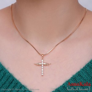 گردنبند زنانه ژوپینگ کد GNB1687W -آسناکالا