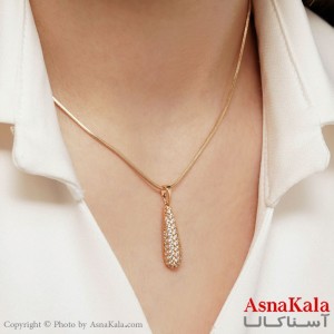 گردنبند زنانه ژوپینگ کد GNB1686W -آسناکالا