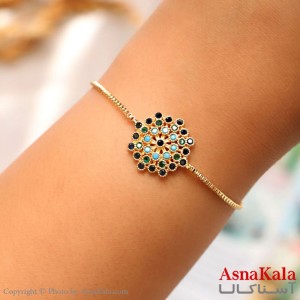 دستبند زنانه آسانسوری برند زیرکن کد DSB1850W - آسنا کالا