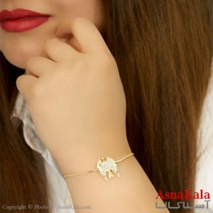 دستبند زنانه آسانسوری برند زیرکن کد DSB1851W - آسنا کالا