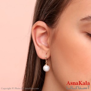 گوشواره زنانه ژوپینگ مدل مروارید کد GSH15145W - آسناکالا
