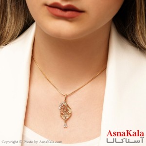 گردنبند زنانه ژوپینگ مدل فرشته کد GNB1680W -آسناکالا