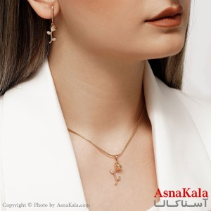 نیم ست زنانه مدل گل برند ژوپینگ کد NIM1414W - اسنا کالا