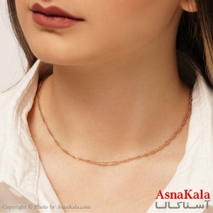 گردنبند زنانه ژوپینگ کد GNB16130W -آسناکالا