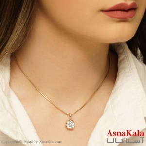 گردنبند زنانه ژوپینگ مدل جواهری کد GNB1692W -آسناکالا