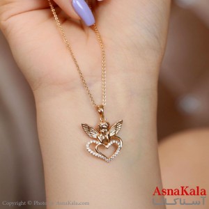 آویز گردنبند زنانه ژوپینگ کد GNB1662W -اسنا کالا
