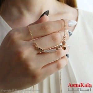 گردنبند زنانه ژوپینگ کد GNB1642W -اسنا کالا
