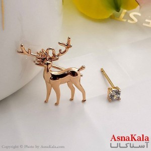 گوشواره زنانه ژوپینگ مدل گوزن کد GSH15118W - اسنا کالا