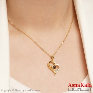 گردنبند تلسکوپی دوستت دارم به صد زبان دنیا کد GNB16139W - آسناکالا