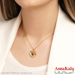 گردنبند تلسکوپی دوستت دارم به صد زبان دنیا کد GNB16142W - آسناکالا