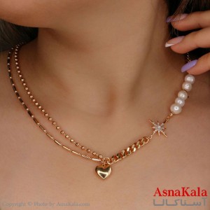 گردنبند مروارید ژوپینگ Xuping Necklace کد GNB16148W -آسناکالا