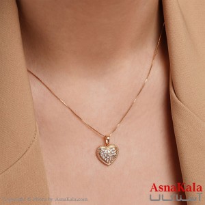 گردنبند مدل قلب برند شوپینگ Xuping Necklace Heart کد GNB16160W