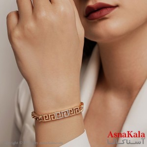 دستبند مدل ورساچه برند ژوپینگ Xuping Bracelet Versace کد DSB1894W