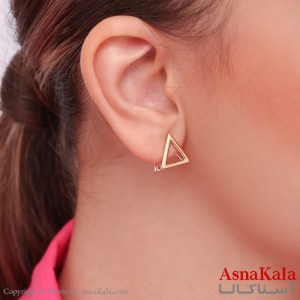 گوشواره زنانه ژوپینگ مدل مثلث کد GSH15113W - اسنا کالا