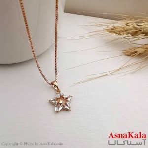 آویز گردنبند زنانه ژوپینگ مدل ستاره کد GNB1663W - اسنا کالا