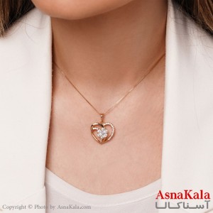 گردنبند ژوپینگ طرح قلب Xuping Necklace کد GNB16202W
