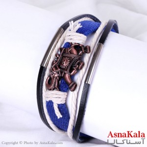 دستبند چرم مردانه Men Bracelet کد DSB18121W