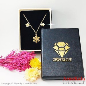 نیمست استیل زنانه طرح گل کد NIM1474W