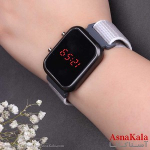 ساعت مچی دیجیتال زنانه بند برزنتی DIGITAL WATCH کد WTCH1103W
