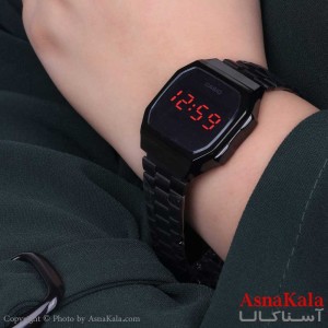 ساعت مچی دیجیتال زنانه بند رولکس  CASIO DIGITAL WATCH کد WTCH1105W