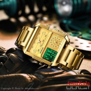 ساعت مچی عقربه ای مردانه بین باند سه زمانه باسه موتور مجزا BIN BOND WATCH MEN کد WTCH1124W