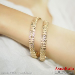 النگو زنانه طلاروس 8میل talarus bangle کد DSB18160W - آسناکالا