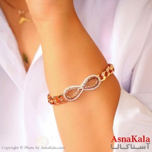 دستبند ژوپینگ مدل بی نهایت Xuping Bracelet کد DSB18165W