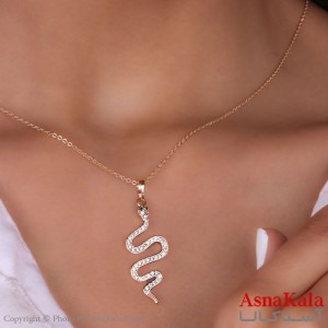 گردنبند ژوپینگ مدل مار Xuping Necklace Snake کد GNB16218W