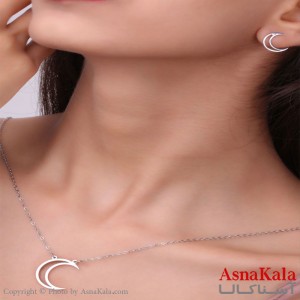 نیمست استیل زنانه طرح ماه کد NIM1489W