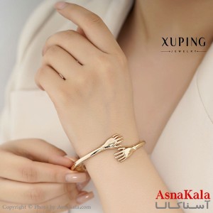 دستبند النگویی ژوپینگ مدل آغوش Xuping Bracelet Hug کد DSB18186W