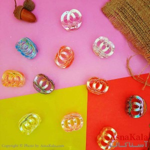 گیره مو زنانه رنگی سایز 4CM در 2.5CM جنس خارجی کد HAIR1313W