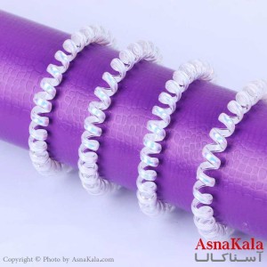 کش مو سیم تلفنی زنانه جنس خارجی مجموعه 4 عددی کد HAIR1371W